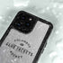 NHL Columbus Blue Jackets Black Text iPhone 15 Pro Waterproof Case